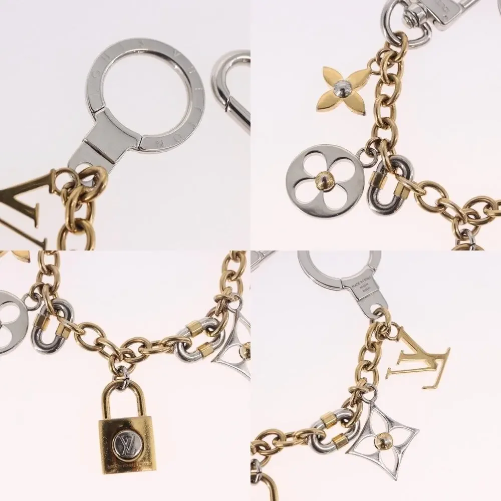 Louis Vuitton Chain LV Padlock Bag Charm Gold